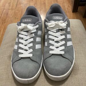 Adidas court tennis shoes.